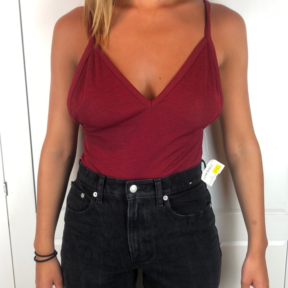 Red bodysuit